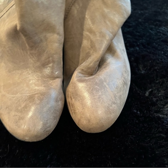 Coach Taupe Leather Boots size 81/2 - Picture 5 of 5
